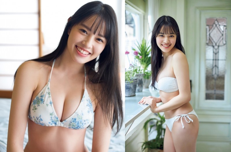 【蜗牛棋牌】王道美少女「豬子れいあ」性感比基尼凸顯飽滿曲線　少女系甜美笑容洋溢青春氣息