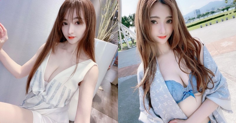 【蜗牛棋牌】長腿女神「心玥」戶外性感內衣超辣，「誘惑白嫩美肌」太吸睛！