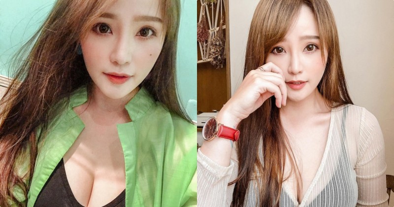 【蜗牛棋牌】E奶正妹「燙燙」深V上衣好洶湧，「飽滿的性感畫面」有夠養眼！