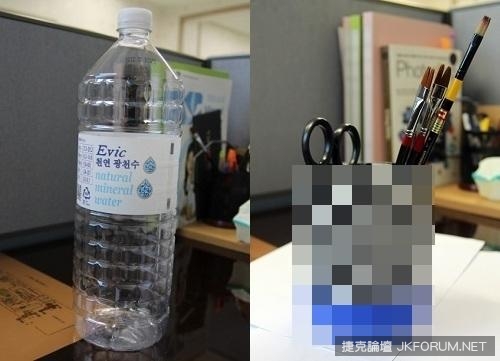 【蜗牛棋牌】辦公室御用款《生活宅偏方》用寶特瓶自製收納筒收拾辦公桌吧