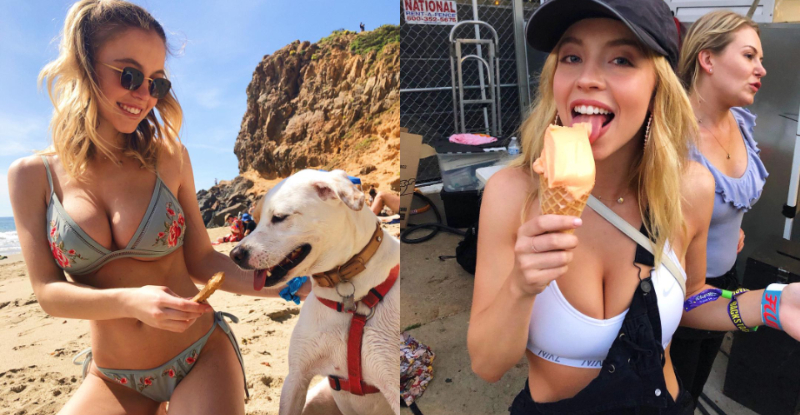 【蜗牛棋牌】吃冰不忘放送福利！大奶妹PO消暑清涼照與粉絲同樂　真實身分曝光超狂