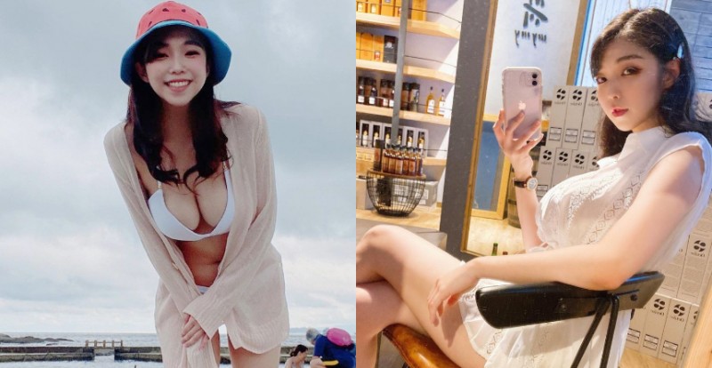 【蜗牛棋牌】火辣稱霸海岸線！巨乳正妹酒商「Mia 米亞」換上比基尼展現性感身材