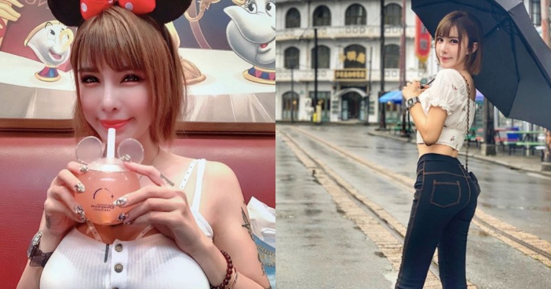 【蜗牛棋牌】大奶米妮上海迪士尼出沒～「陳姝瑩」窈宨曲線超勾人，不愧是得過獎的body！