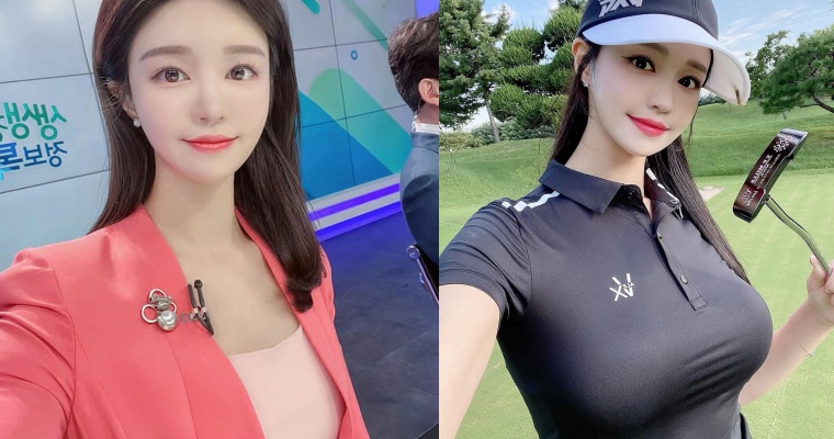 【蜗牛棋牌】韓國正妹主播「尹浩延」愛打高爾夫！球衣襯托超吸睛「凹凸身材」