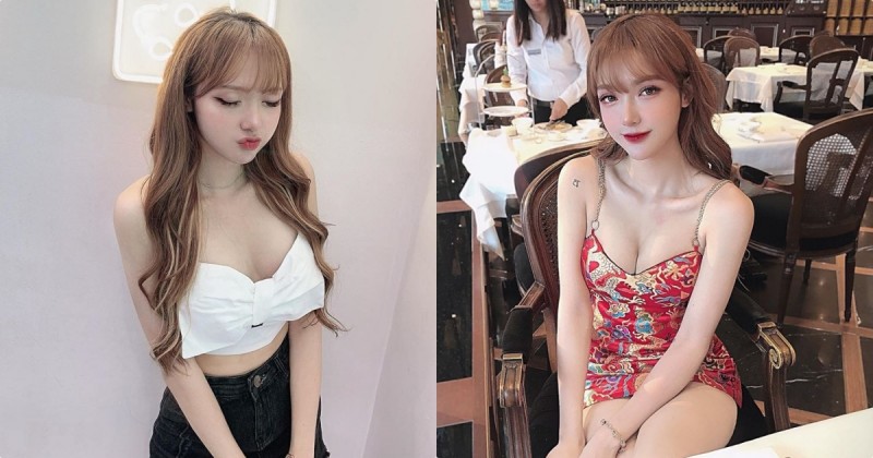 【蜗牛棋牌】餐廳甜美正妹「緊身洋裝穿好短」，白皙嫩腿視角太邪惡了！