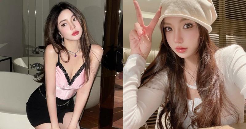 【蜗牛棋牌】正妹賣家「粉紅造型好搶眼」，「性感的事業線」魅力太強大！