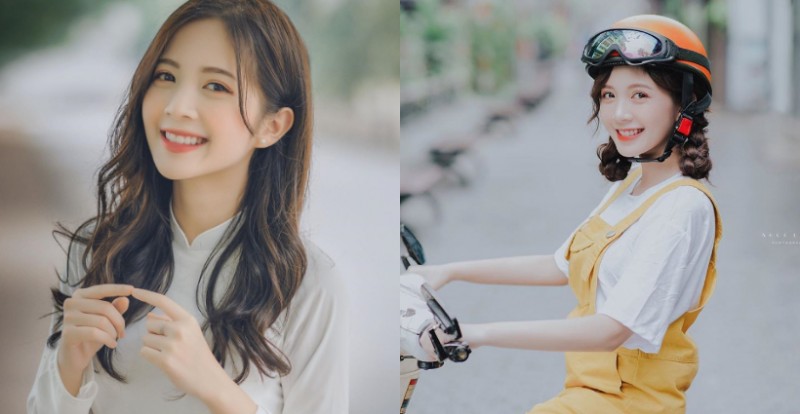 【蜗牛棋牌】這你還不戀愛？清新「越南正妹」純白奧黛飄仙味　老司機搶著上車