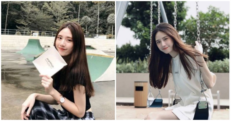 【蜗牛棋牌】氣質美少女KEYI渾身散發「青春感」，盪鞦韆時的甜笑看了馬上心動！