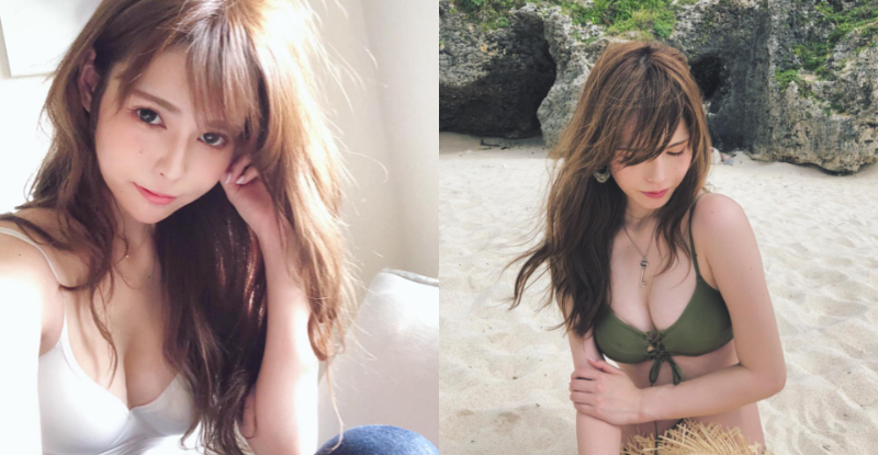 【蜗牛棋牌】厭世臉櫻花妹高冷表情下藏好身材　「白嫩美乳」快從比基尼掉出來！