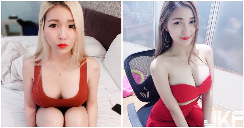 【蜗牛棋牌】正妹「白皙美乳」滿到溢出來！「完美低胸視角」殺爆全場啊！