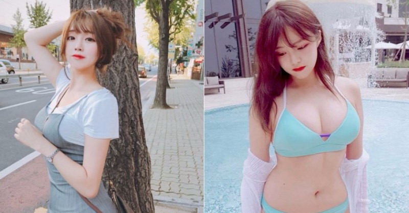 【蜗牛棋牌】不合法！學生妹身材好暴力「制服上衣就快爆扣」！這發育會不會太好了…