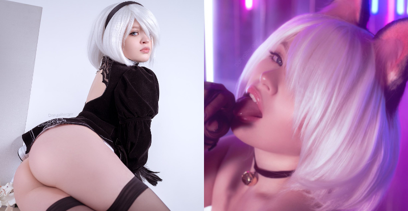 【蜗牛棋牌】正妹Coser豐潤胴體肉慾的剛剛好　完全沒想隱藏的工口色氣一看秒有感