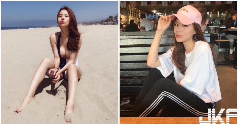 【蜗牛棋牌】美女老闆海邊曬「碗公奶」，美乳形狀太明顯，飽滿到快掉出來…