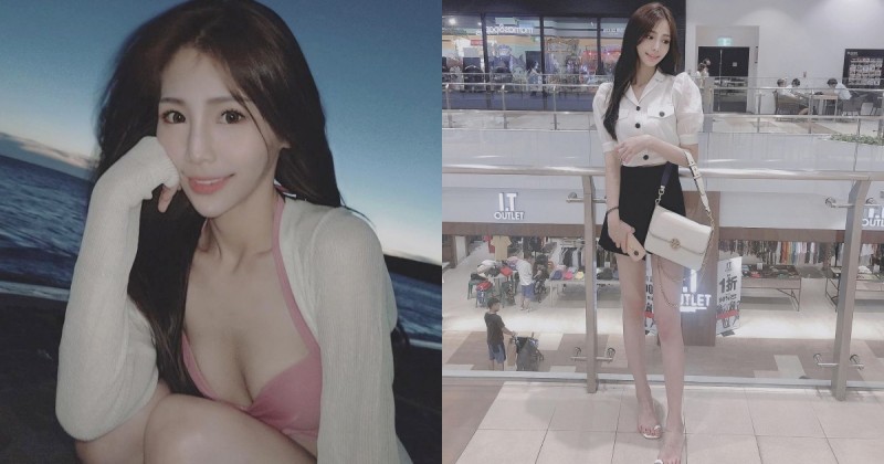 【蜗牛棋牌】骨感長腿正妹！「白嫩電眼」美少女竺竺短裙逛街露美腿，纖細美腿瞬間征服腿控！