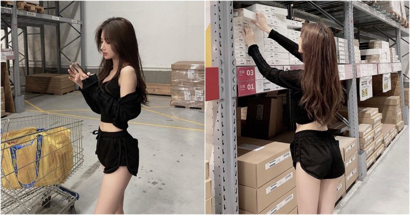 【蜗牛棋牌】路邊捕獲「白皙長腿辣妹」清涼打扮太誘人！火辣辣的美腿視角讓人受不了～