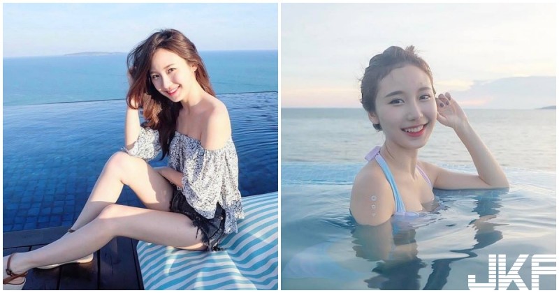 【蜗牛棋牌】泰國正妹海邊辣曬白皙美腿　歌聲超美聽完讓人醉翻了！