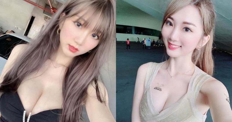 【蜗牛棋牌】超甜神級正妹「萍萍兒Ping」，低胸裝蹦出「白嫩美乳」！