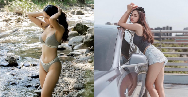 【蜗牛棋牌】長腿部落客「A栗」健美身材超犯規　露出馬甲線高調「炫腹」