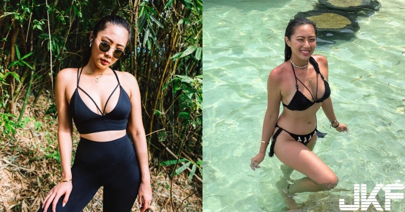 【蜗牛棋牌】從海邊辣到山上！台灣黑辣正妹「Sophia」性感身材擋不住，好想跟她一起運動！