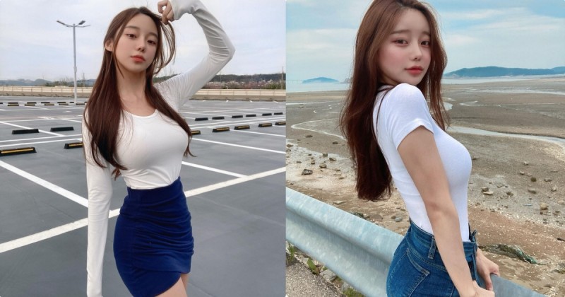 【蜗牛棋牌】童顏妹子「風格日趨性感成熟」，停車場前大秀「火辣曲線」！