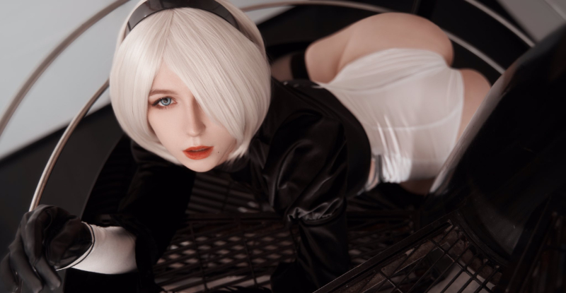 【蜗牛棋牌】二次元真實體現！正妹Coser神還原2B　「可清純又可慾」撩撥粉絲身心