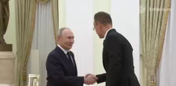 【蜗牛棋牌】普京会见匈牙利外长 双方讨论能源安全等问题