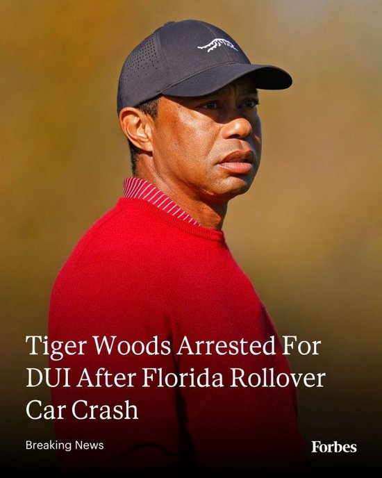 【蜗牛棋牌】又来了！老虎伍兹卷入车祸被捕，面临毒驾等多项指控和监禁起诉