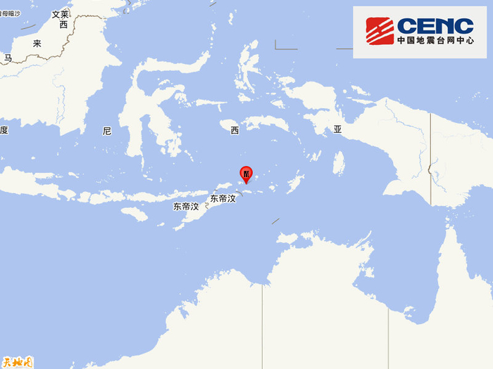 【蜗牛棋牌】印尼西南群岛发生5.9级地震，震源深度160千米