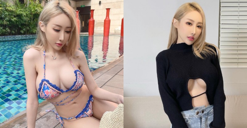 【蜗牛棋牌】性感不分季節！巨乳小隻馬「潔兒Yui」不分四季都是爆乳比基尼