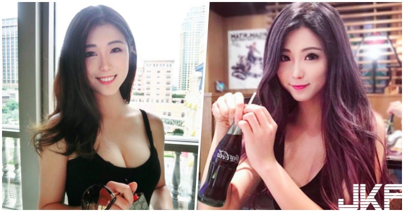 【蜗牛棋牌】火辣爆乳超模！不但有「堅挺車頭燈」，還是書法一級棒的才女！