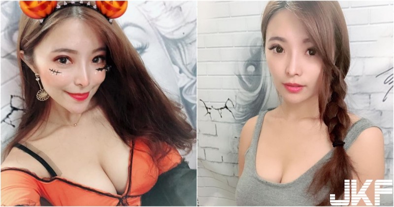 【蜗牛棋牌】好大的南瓜～「甜美正妹」小紜兒Heidi工作性感日常甜美，渾圓深溝太誘人～