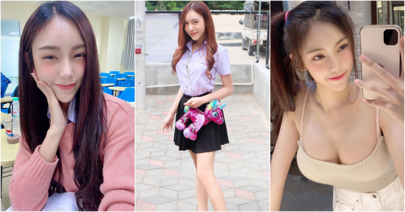 【蜗牛棋牌】同學好辣！IG瘋傳「美乳女學生」誘惑視角引熱議！制服底下原來藏著驚人胸器啊…