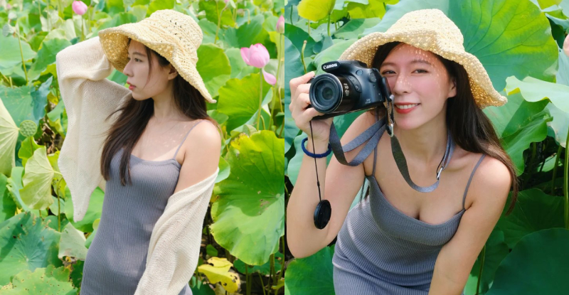 【蜗牛棋牌】荷花季見「甜美幼教師」，清新笑顏讓網友超想倒退嚕：「想重讀幼兒園！」