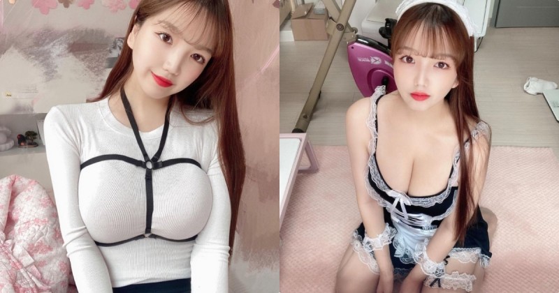 【蜗牛棋牌】繩束巨乳！童顏麻豆「胸前兩大顆好明顯」，養眼畫面眼睛移不開了！