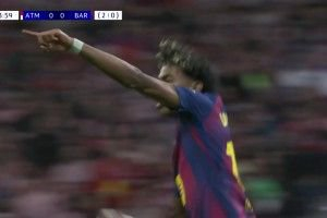 【蜗牛棋牌】无缘逆转！巴萨2-1马竞总比分2-3出局 费兰传射E·加西亚直红