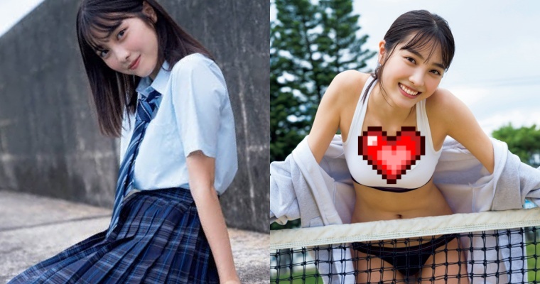 【蜗牛棋牌】日本最可愛高中生「福田瑠美香」寫真曝光！甜美展現 17 歲的青春肉體+活力