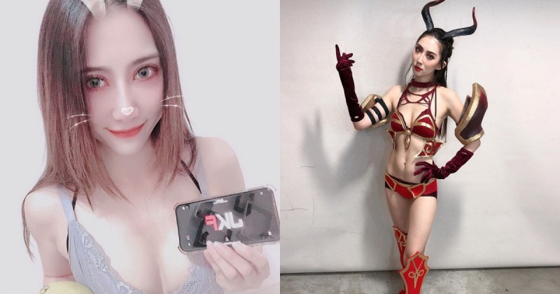 【蜗牛棋牌】電眼女神「潘小盈」化身痛苦女王！兇猛窈窕的火辣曲線，能看不能摸真的讓人很痛苦！