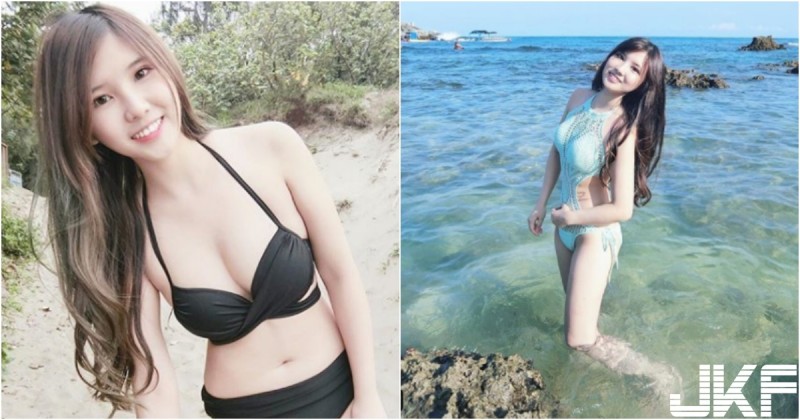 【蜗牛棋牌】大馬女孩來台灣！「比基尼美胸」畫面太美好！在墾丁玩水也不忘辣一波！