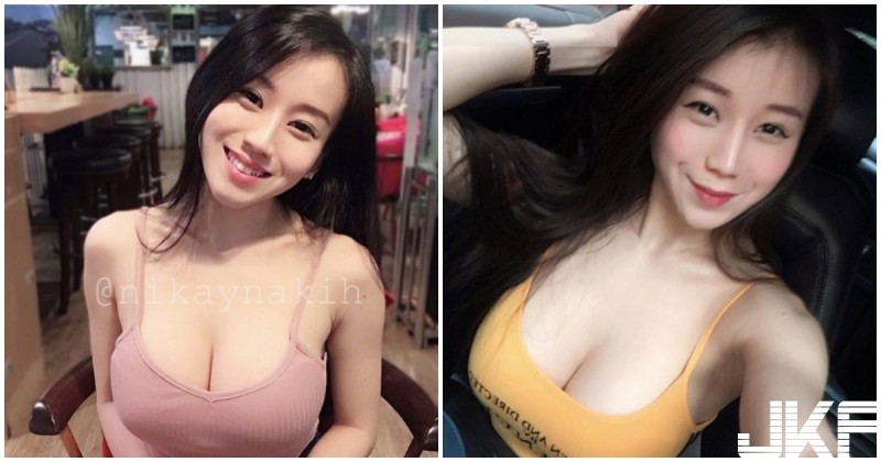 【蜗牛棋牌】大胸妹子「飽滿乳量」好猖狂！細肩背心裡「滿滿都是深溝」！