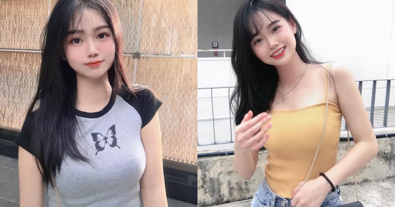 【蜗牛棋牌】21歲白皙美肌「小甜心正妹」，穿緊身衣「洩露隱乳曲線」！