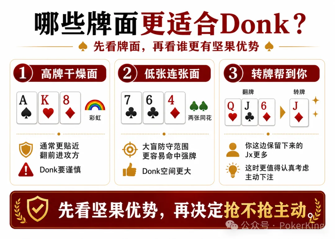 【EV扑克】Donk-Bet什么时候能用？OOP不是只能过牌