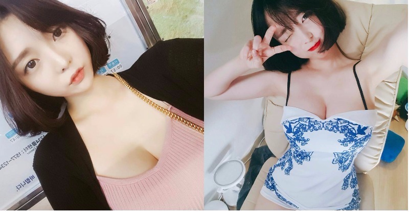 【蜗牛棋牌】妹子「低胸睡衣」不斷下拉！表情迷濛嬌喊「不讓你睡」，讓人瞬間立正站好