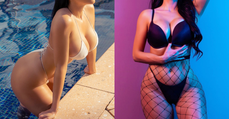 【蜗牛棋牌】肉彈戰車！妹子「家庭號乳量x美式大蜜桃」前後雙殺　狂派肉感太衝擊