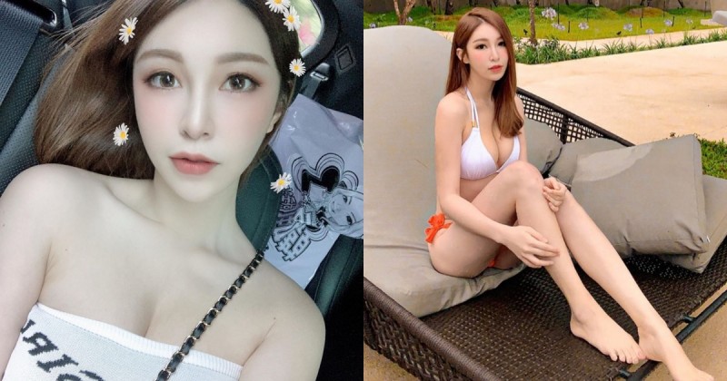 【蜗牛棋牌】國內度假也要辣！長腿睡美人「蔡雨雨」不只腿犯規，上圍「乳波蕩漾」粉絲受不了