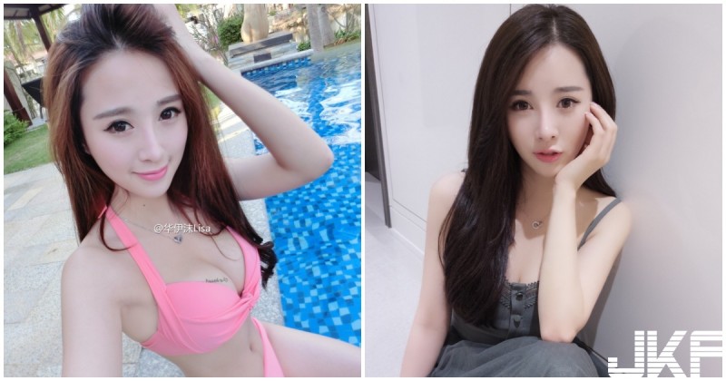 【蜗牛棋牌】超甜美「國民校花」！　「低胸比基尼」太性感，連美腿都好誘人喔！