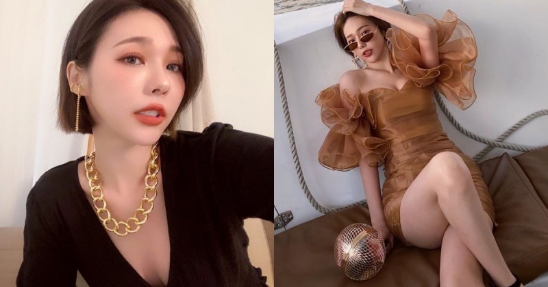 【蜗牛棋牌】小露酥胸的性感！甜美短髮正妹「淋雨(Rainy)」穿搭時尚，各種「霸氣小心機」超撩人！