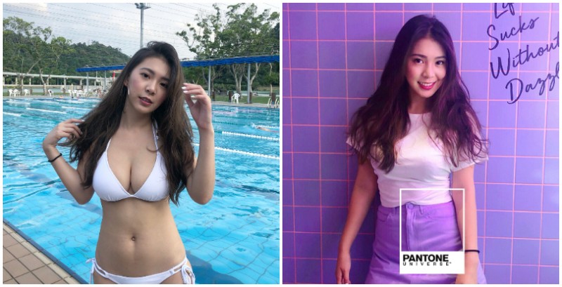 【蜗牛棋牌】陽光「隱乳系正妹」笑容太甜！醉人微笑還有胸前微笑曲線征服你的雙眼！