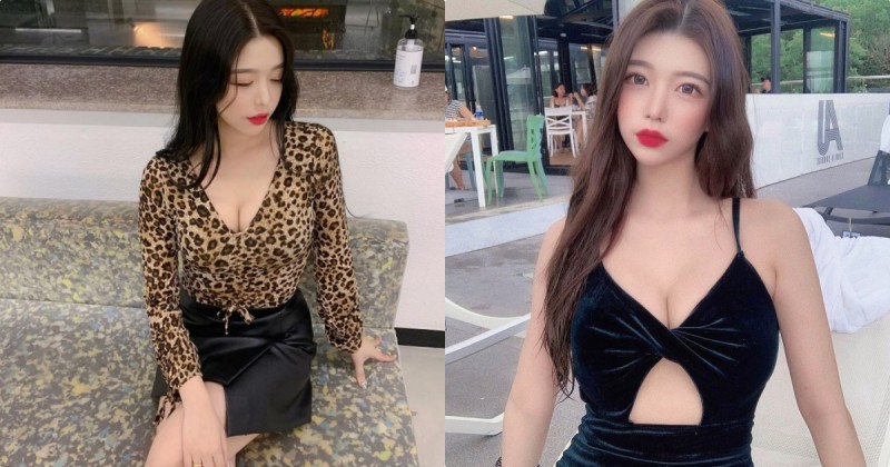 【蜗牛棋牌】豹紋美乳姐姐「挖空裝太犯規」，「邪惡車頭燈」讓粉絲數激升！