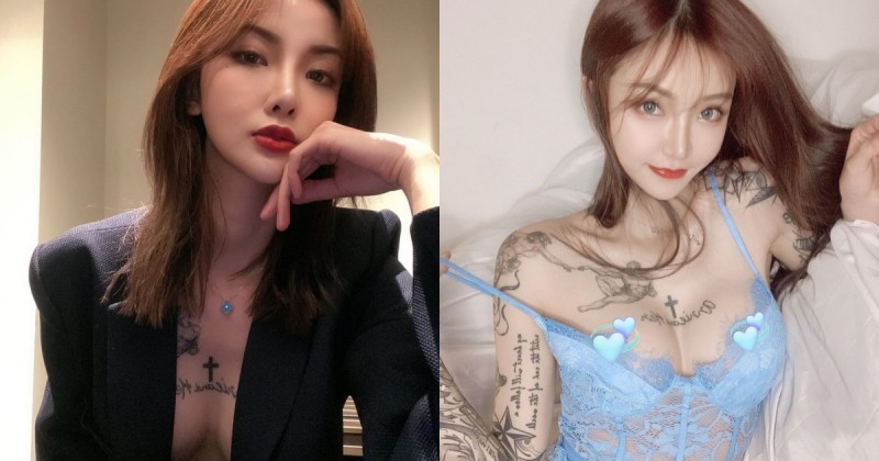 【蜗牛棋牌】辣到爆炸！人間小辣椒「kiligkira」窈窕又有肉，渾身刺青更凸顯白皙肌膚！