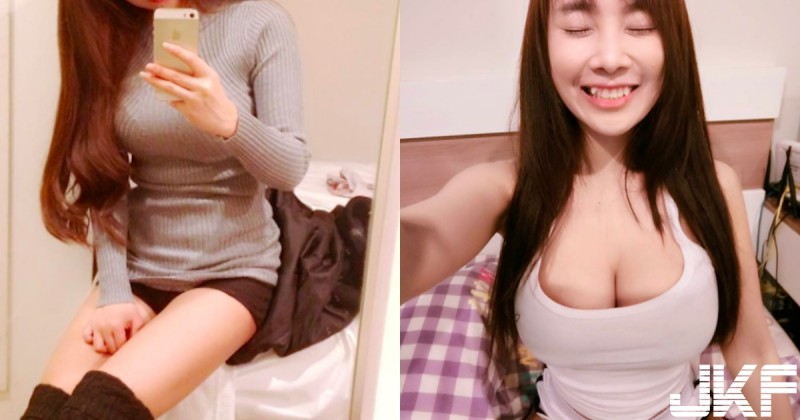【蜗牛棋牌】好冷喔穿一波毛衣！示範「著衣巨Ru」，正妹穿毛衣「好緊繃」胸前隆起感覺好沈重吶！